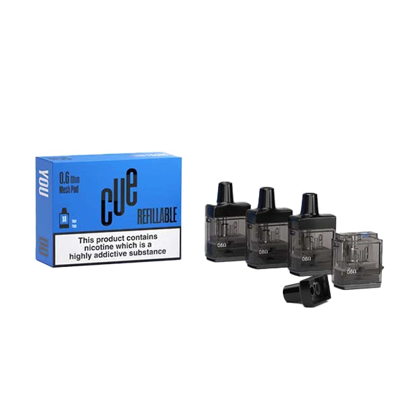Cue Vapor 2.0 Replacement Refillable Pods | Official | UK Ecig Station Cue Vapor 2.0 Replacement Refillable Pods | Official | UK Ecig Station