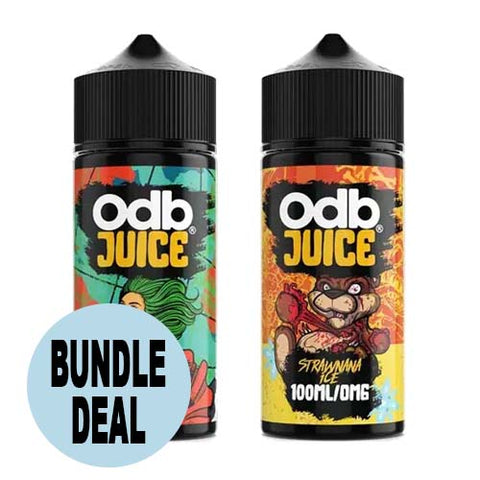 ODB Juice Shortfill Bundle - 2 Bottles, 8 Flavours - UK Ecig Station