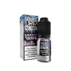 Double Drip Nic Salt - Blackberry & Grape