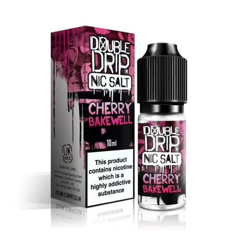 Double Drip Nic Salt - Cherry Bakewell