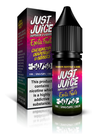 Just Juice 50/50 Eliquid - Exotic Fruits Range All Flavours