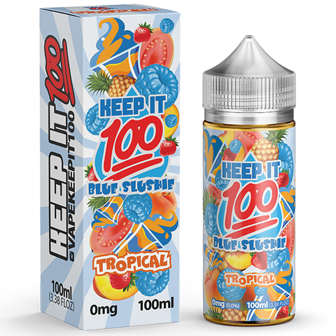 Keep It 100 - Blue Slushie Tropical | UK Ecig Station