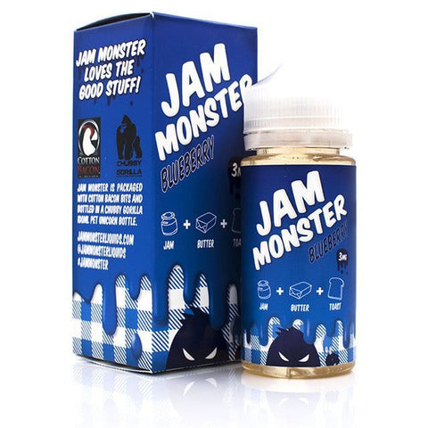 Jam Monster - Blueberry 100ml 0mg | UK Ecig Station